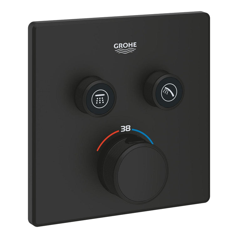 Grohtherm SmartControl Çift valfli akış kontrollü, ankastre termostatik duş bataryası - 102166KF00