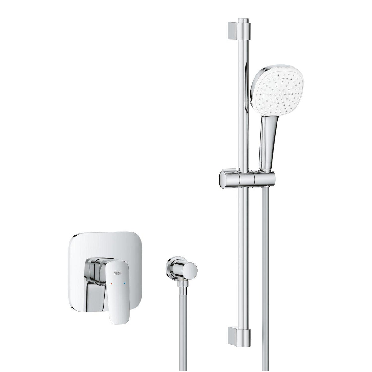 Grohe Cubeo Ankastre Duş Bataryası ve Sürgülü El Duşu Seti - 1053350000