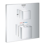 Grohe Grohtherm Cube Çift Yönlü Ankastre Termostatik Banyo Bataryası