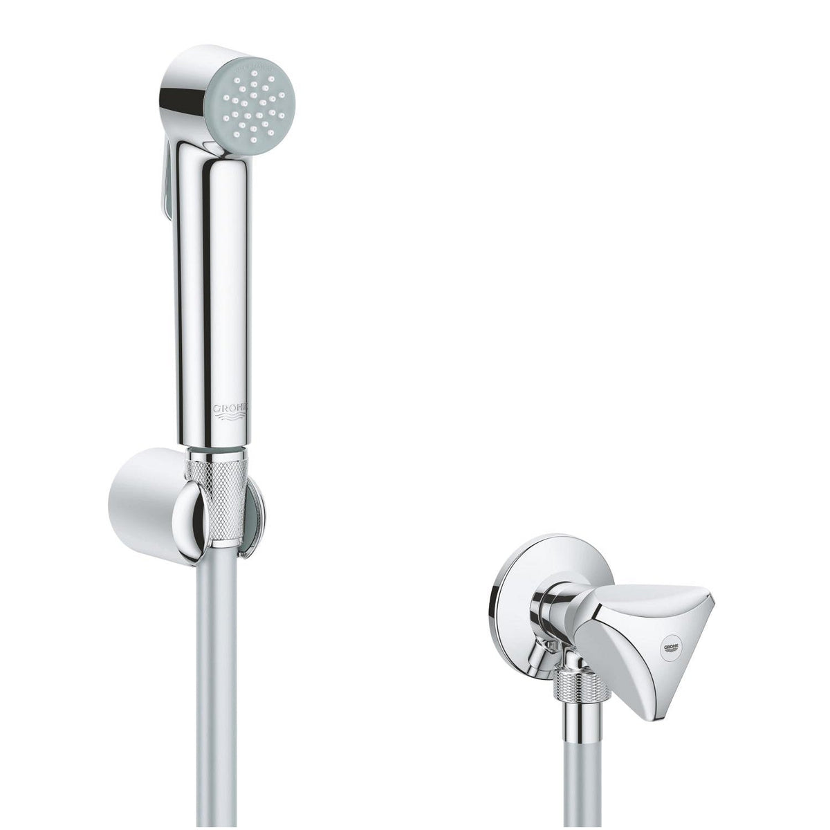 Grohe Tempesta-F Taharet Spreyi 30 Duvardan Askılı Set 1 Akışlı, Ara Musluk İle Birlikte - 26357000