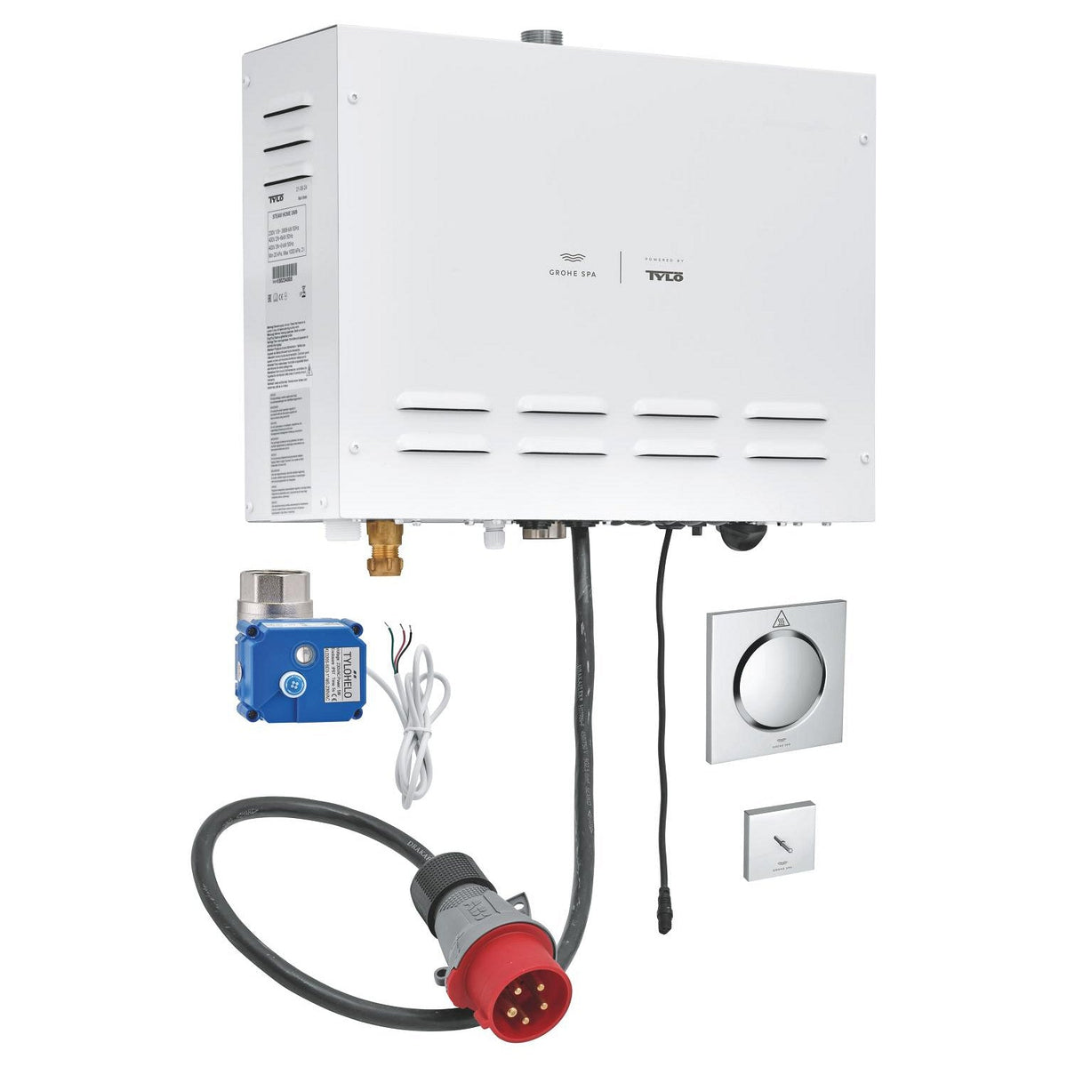 Grohe F-digital Deluxe Steam generator 9.9 kW with steam outlet and temperature sensor - 26828000