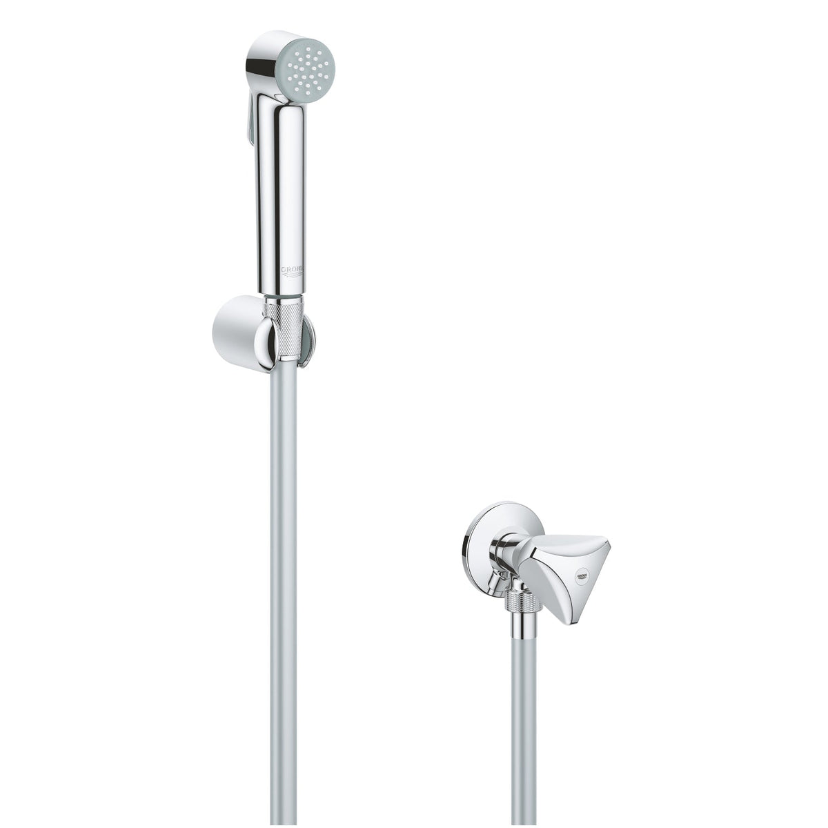 Grohe Tempesta-F Taharet Spreyi 30 Duvardan Askılı Set 1 Akışlı, Ara Musluk İle Birlikte - 27514001