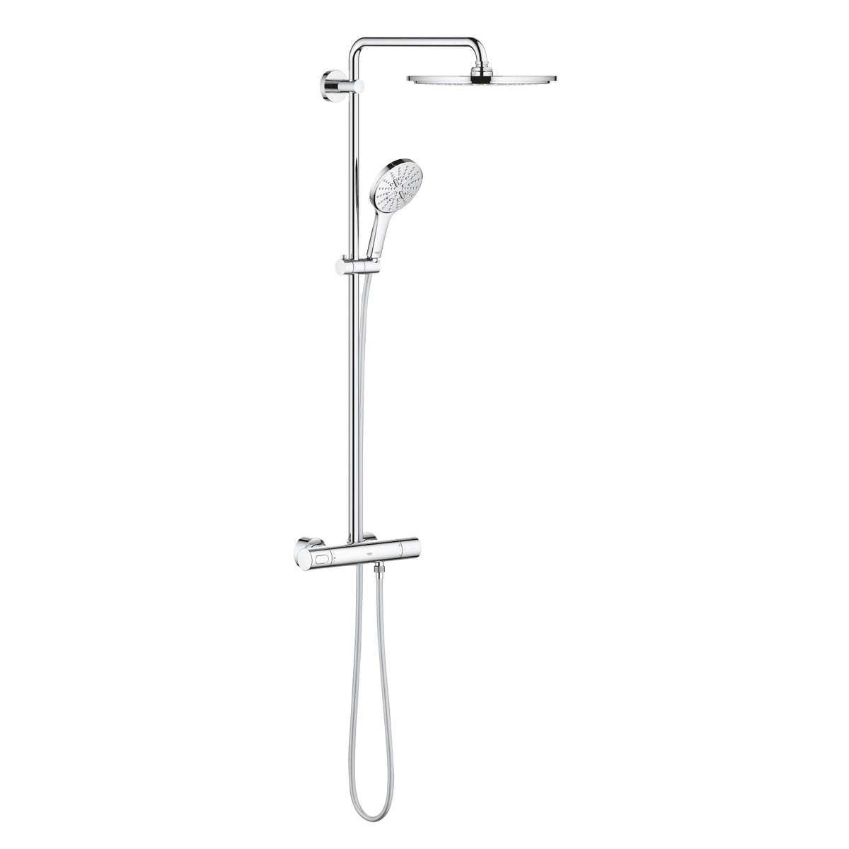 Grohe Rainshower Smartactive 310 Duvara Monte Termostatik Bataryalı Duş Sistemi - 27968001