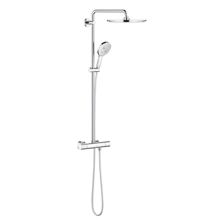 Grohe Rainshower Smartactive 310 Duvara Monte Termostatik Bataryalı Duş Sistemi - 27968001