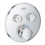Grohe Grohtherm Smartcontrol Çift Valfli Akış Kontrollü, Ankastre Termostatik Duş Bataryası