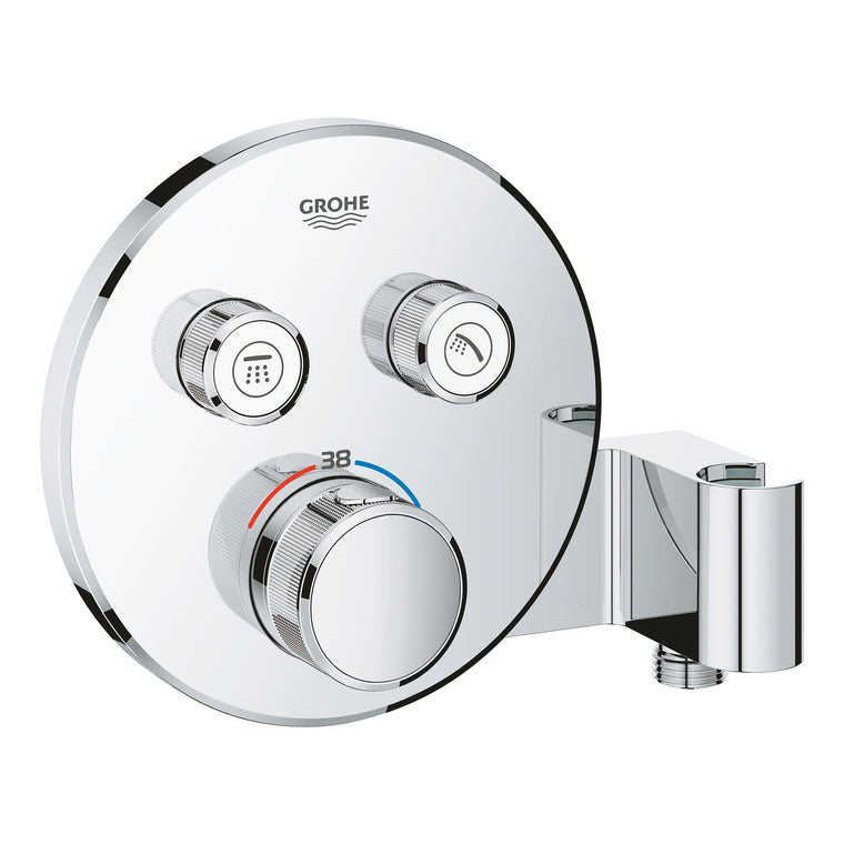 Grohe Grohtherm Smartcontrol Çift Valfli Akış Kontrollü, Ankastre Termostatik 
Duş Bataryası, Entegre Duş Kolu İle - 29120000