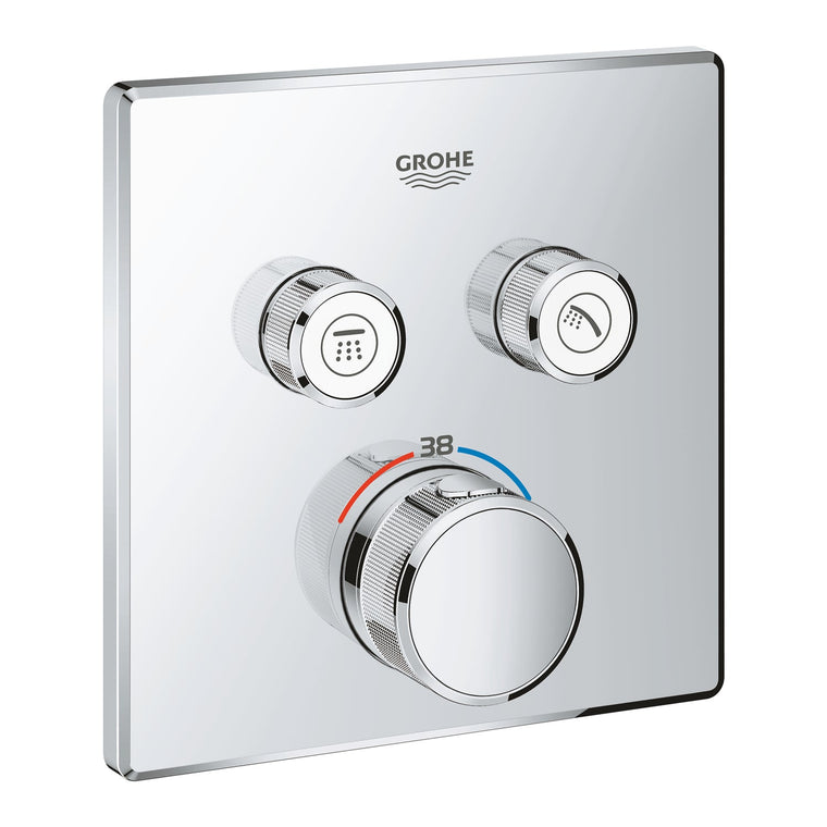 Grohe Grohtherm Smartcontrol Çift Valfli Akış Kontrollü, Ankastre Termostatik Duş Bataryası