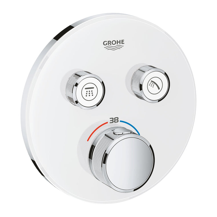 Grohe Grohtherm Smartcontrol Çift Valfli Akış Kontrollü, Ankastre Termostatik Duş Bataryası - 29151Ls0