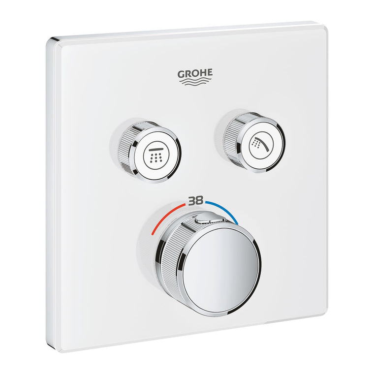 Grohe Grohtherm Smartcontrol Çift Valfli Akış Kontrollü, Ankastre Termostatik Duş Bataryası - 29156Ls0