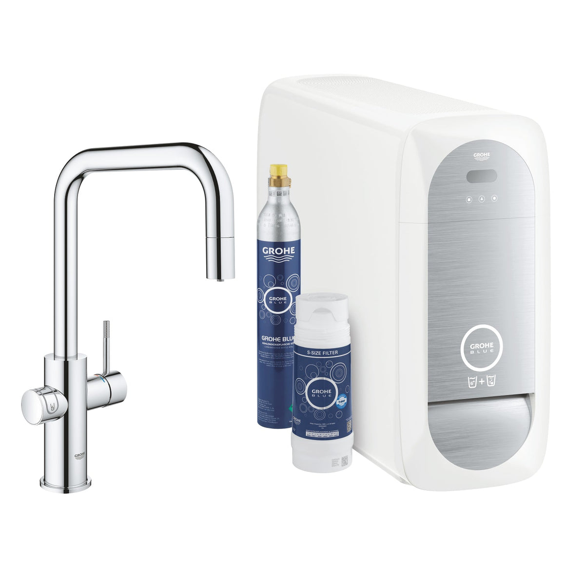 Grohe Grohe Blue Home U - Spout Starter Kit With Pull - Out Mousseur