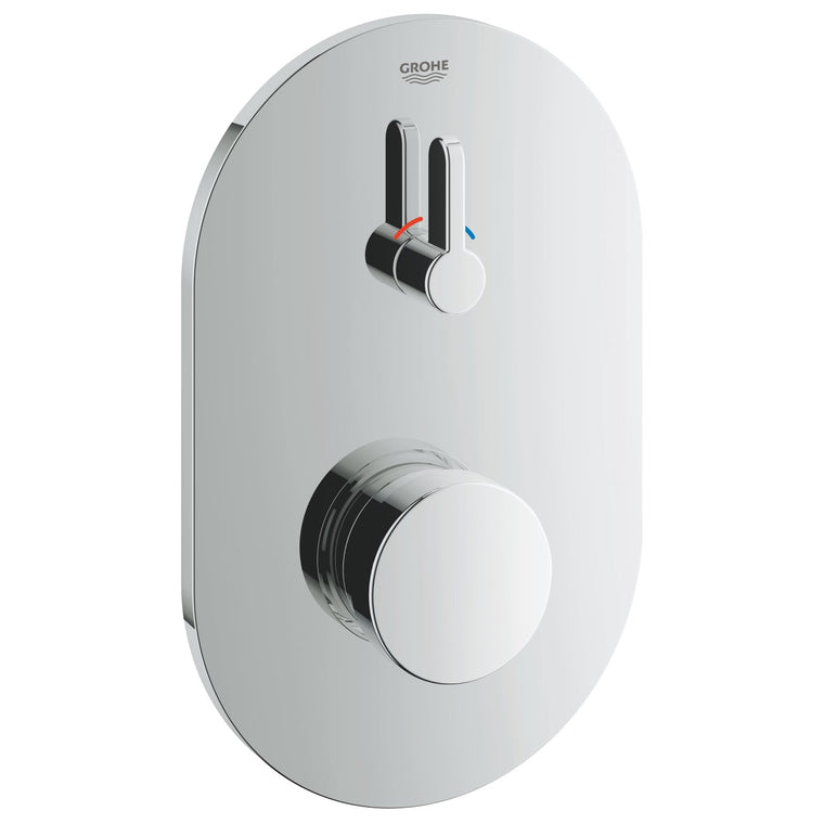 Grohe Eurosmart Cosmopolitan T Zaman Ayarlı Duş Bataryası 1/2", Kelebek 
Ve Ayarlanabilir Sıcaklık Sınırlayıcı İle - 36321000