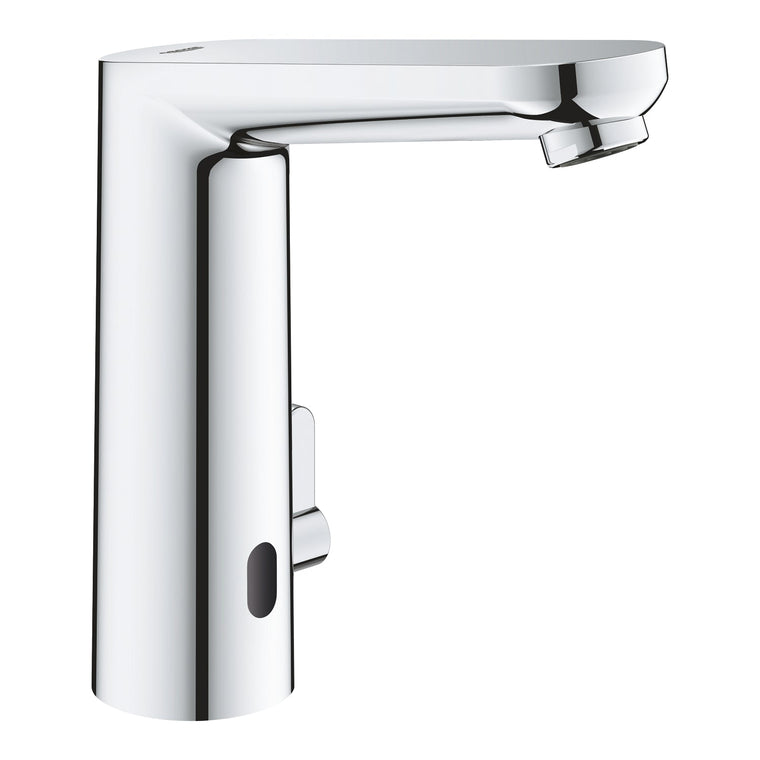 Grohe Eurosmart Cosmopolitan E Fotoselli Lavabo Bataryası, 1/2", L - Boyut, Çift Su Girişli, Ayarlanabilir Sıcaklık Sınırlayıcısı - 36421001