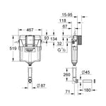 Grohe Gd 2 Gömme Rezervuar - 38987000