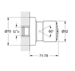 Grohe Relexa Plus 50 Yan Duş - 2819800B