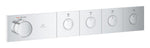 Gizli montaj için 4 vanalı termostat