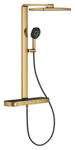 Grohe Rainshower Aqua Pure SmartControl Duş Sistemi, Duvara Monte, Termostatik Bataryalı Duş Kolonu, Altın - 100962GL00