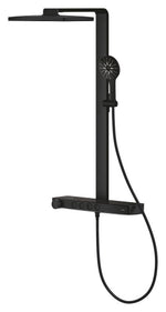 Grohe Rainshower Aqua Pure SmartControl Duş Sistemi, Duvara Monte, Termostatik Bataryalı Duş Kolonu, Hayalet Siyah - 100962KF00