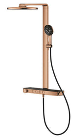 Grohe Rainshower Aqua Pure SmartControl Duş Sistemi, Duvara Monte, Termostatik Bataryalı Duş Kolonu, Bakır - 101680DA00