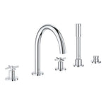 Grohe Atrio 5 Delikli Ankastre Küvet Bataryası (Sıva Üstü Grubu)