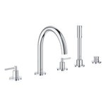 Grohe Atrio 5 Delikli Ankastre Küvet Bataryası (Sıva Üstü Grubu)