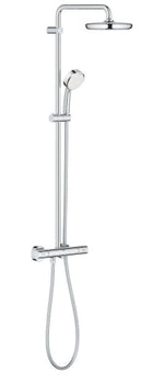 Grohe Tempesta Cosmopolitan System 210 Duvara Monte Termostatik Bataryalı Duş Kolonu - 26514000
