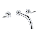Grohe Atrio 3 Delikli Duvardan Lavabo Bataryası M-Boyut