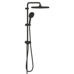 Tempesta System 250 Cube Duvar Bağlantılı, Divertörlü Duş Sistemi Mat Siyah - 269772431