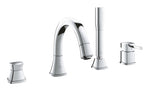 Grohe Grandera Dört Delikli Küvet Bataryası
