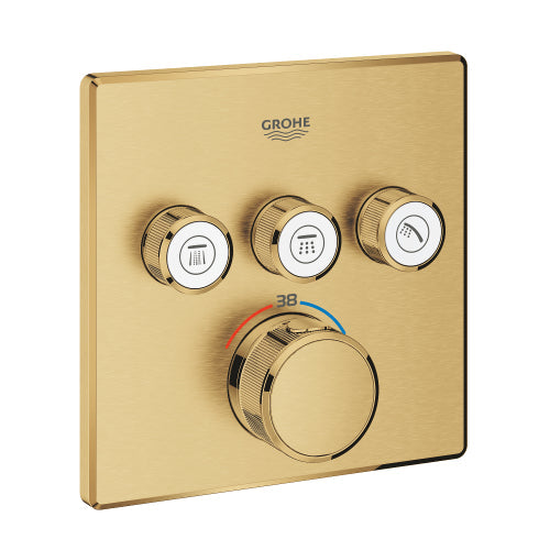 Grohe Grohtherm Smartcontrol Üç Valfli Akış Kontrollü, Ankastre Termostatik Duş Bataryası