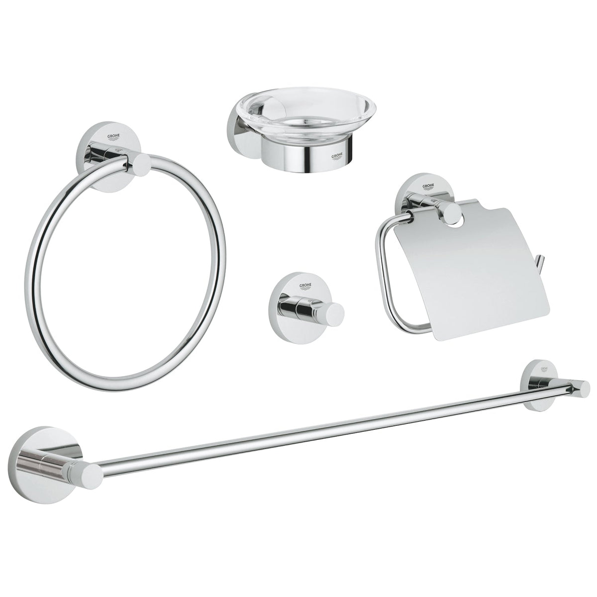 Grohe Essentials 5'İ Bir Arada Banyo Aksesuar Seti - 40344001