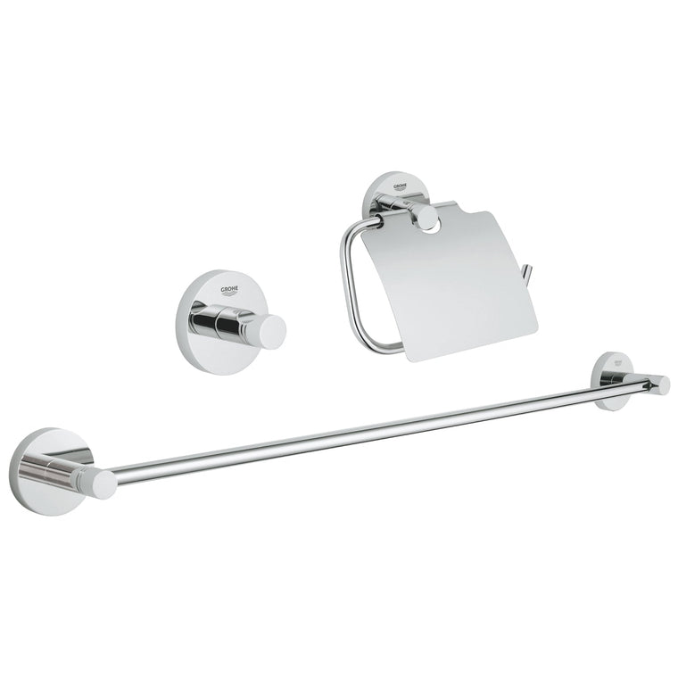 Grohe Essentials Guest 3'Ü 1 Arada Banyo Aksesuar Seti