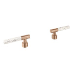Grohe Atrio Private Collection Sticks Made From White Attica Caesarstone Material