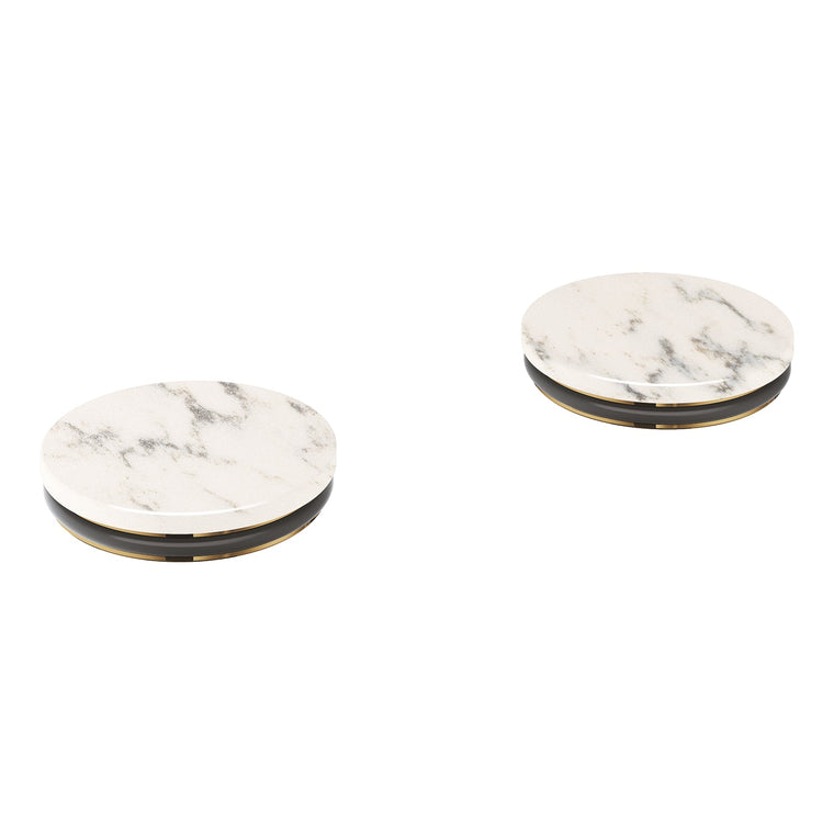 Grohe Atrio Private Collection Inlays Made From White Attica Caesarstone Material - 48460000
