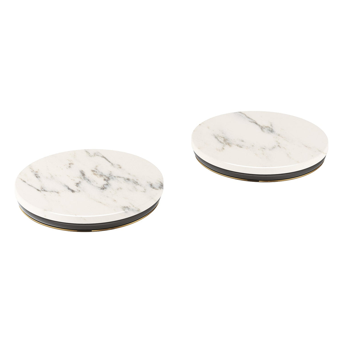 Grohe Atrio Private Collection Inlays Made From White Attica Caesarstone Material - 48462000