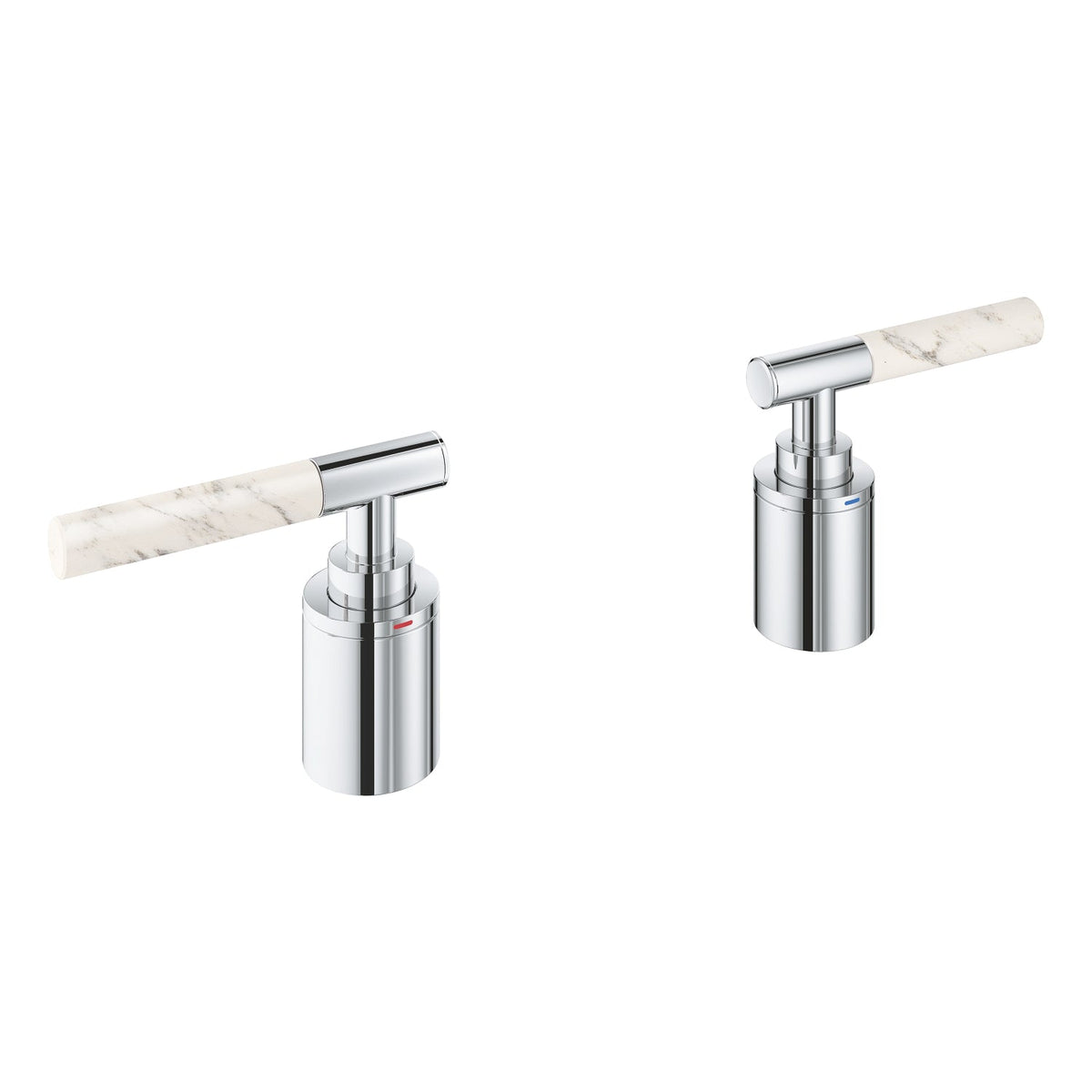 Grohe Atrio Private Collection Sticks Made From White Attica Caesarstone Material