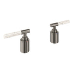 Grohe Atrio Private Collection Sticks Made From White Attica Caesarstone Material