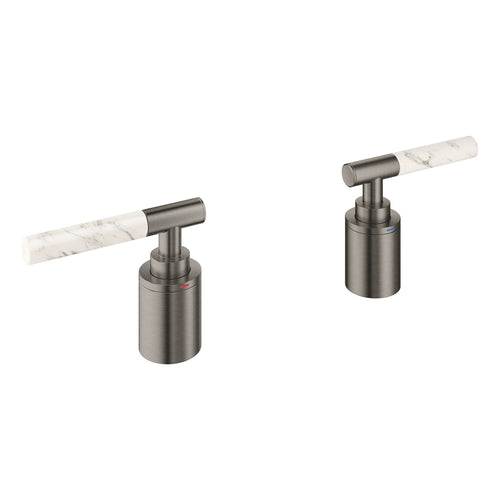 Grohe Atrio Private Collection Sticks Made From White Attica Caesarstone Material