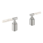 Grohe Atrio Private Collection Sticks Made From White Attica Caesarstone Material