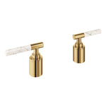 Grohe Atrio Private Collection Sticks Made From White Attica Caesarstone Material