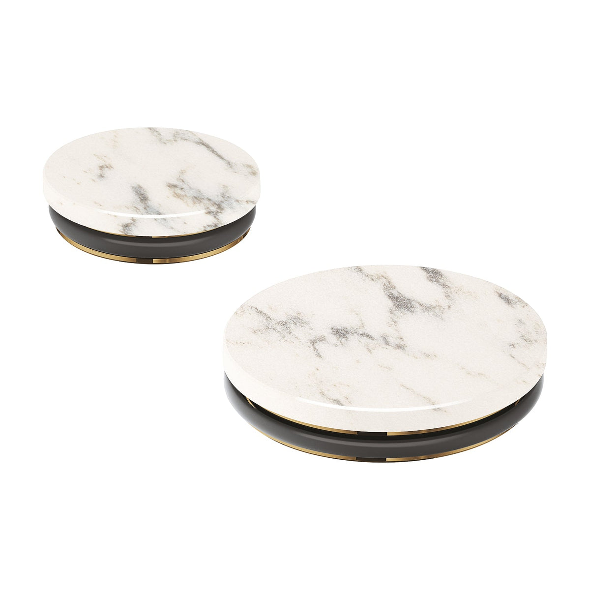 Grohe Atrio Private Collection Inlays Made From White Attica Caesarstone Material - 48466000