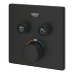 Grohtherm SmartControl Çift valfli akış kontrollü, ankastre termostatik duş bataryası - 102166KF00