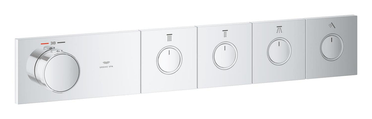 Gizli montaj için 4 vanalı termostat