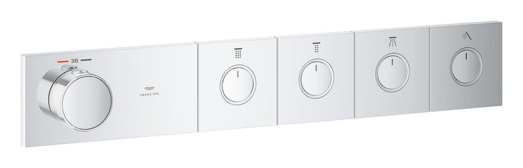 Gizli montaj için 4 vanalı termostat