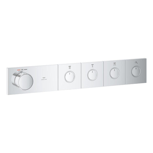 Gizli montaj için 4 vanalı termostat