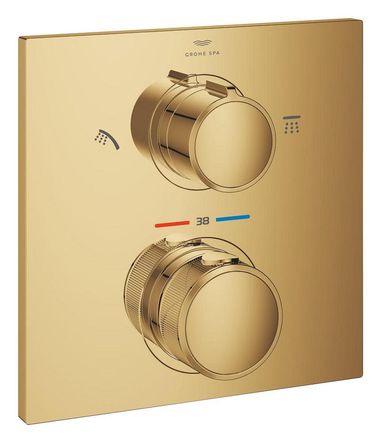 Grohe Allure Termostatik Ankastre Banyo ve Duş Bataryası (Sıva Üstü Grubu), 2 Yollu