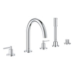 Grohe Atrio 5 Delikli Ankastre Küvet Bataryası (Sıva Üstü Grubu)