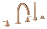 Grohe Atrio 5 Delikli Ankastre Küvet Bataryası (Sıva Üstü Grubu)