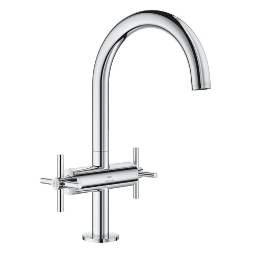 Grohe Atrio Tek delikli lavabo bataryası 1/2" L-Boyut