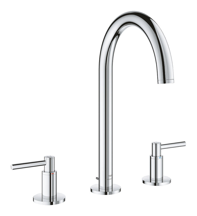 Grohe Atrio 3 Delikli Ankastre Lavabo Bataryası, Sifon Kumandalı