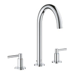 Grohe Atrio 3 Delikli Ankastre Lavabo Bataryası, Sifon Kumandalı